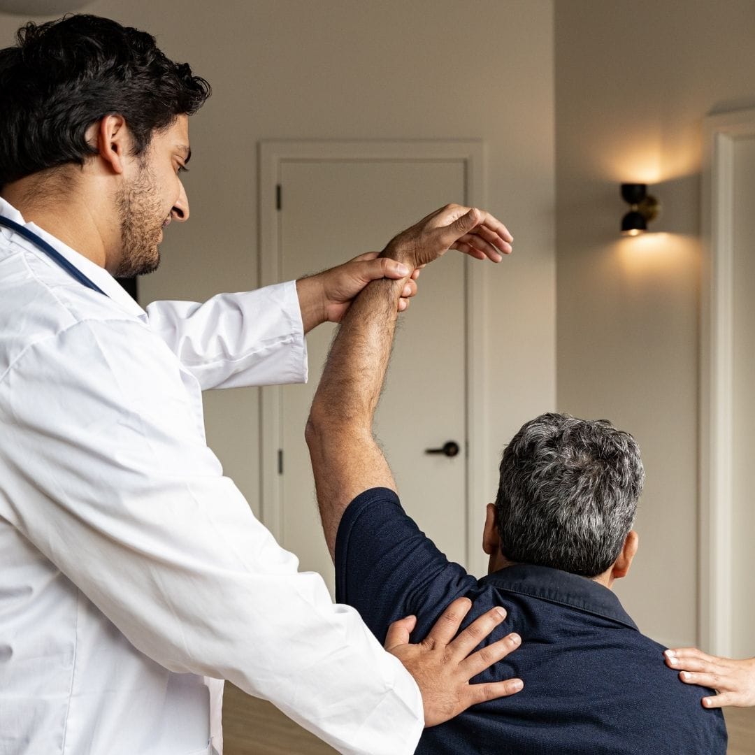 Shoulder physiotherapy rotator cuff strengthening Pure Ortho Hospitals Hyderabad