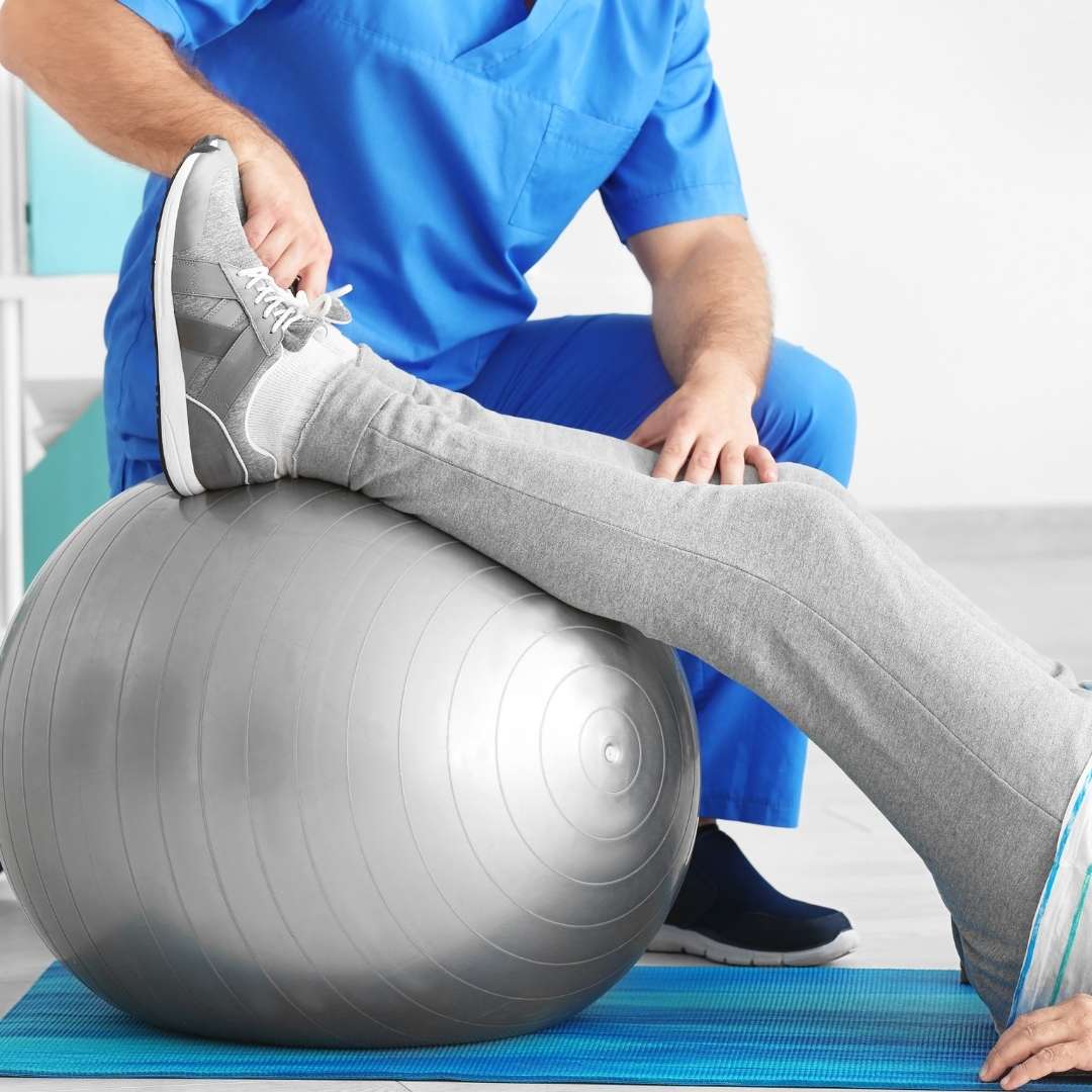 Young adult knee physiotherapy Pure Ortho Hospitals Hyderabad Sainikpuri